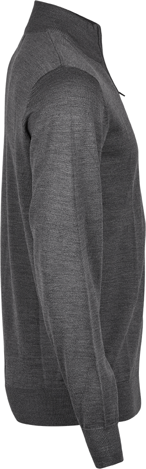 Tee Jays Mens Half Zip Jumper | Merino Blend | Pullover | 3 Colours | S-3XL - Knitwear - Logo Free Clothing