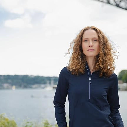 Cutter & Buck Adapt Ladies Quarter Zip Sweatshirt | Activewear | Navy or Black | XS-2XL