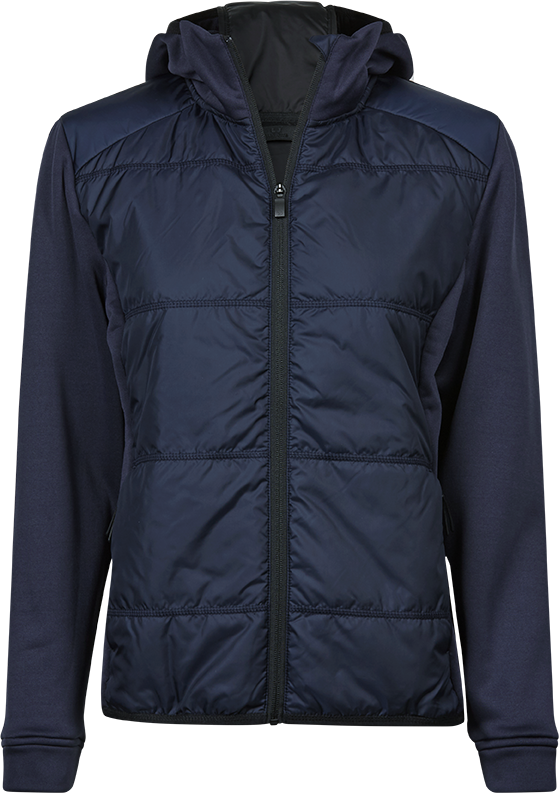Tee Jays Hybrid Stretch Ladies Hooded Jacket | Padded | Stretch Panels | 3 Colours | S-3XL - Summer Jacket - Logo Free Clothing