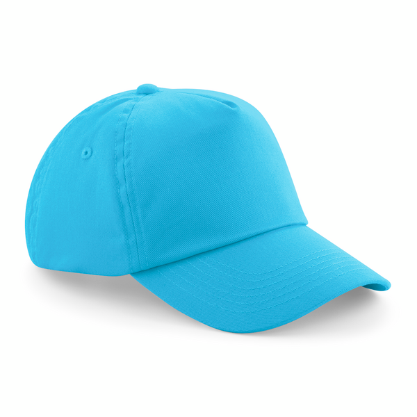 Beechfield Junior Original 5 Panel Cap | 5 Panel | 19 Colours | Kids Unisex Size - Hat - Logo Free Clothing