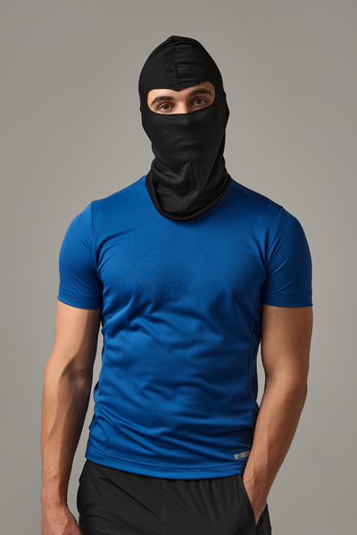 Beechfield Microfibre Balaclava | Unisex | Breathable | Lightweight | Black | One Size - Hat - Logo Free Clothing