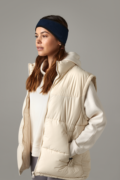 Beechfield Suprafleece® Aspen Headband | Unisex | Thermal | Black or Navy | S-XL - Hat - Logo Free Clothing