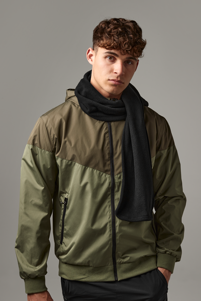 Beechfield Suprafleece® Geneva Scarf | Unisex | Thermal | Black or Navy | One Size - Scarf - Logo Free Clothing