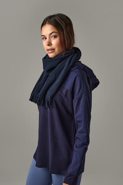 Beechfield Suprafleece® Dolomite Scarf | Unisex | Thermal | Black or Navy | One Size - Scarf - Logo Free Clothing
