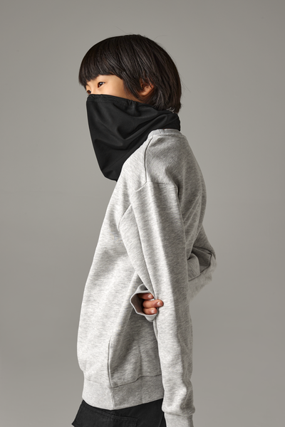 Beechfield Junior Softshell Sport Neck Warmer | Black | Kids Unisex Size - Scarf - Logo Free Clothing