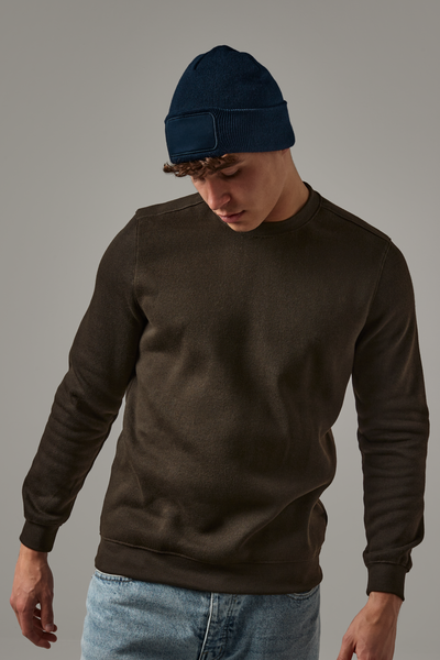 Beechfield Recycled Original Patch Beanie | Unisex | Double Knit | 3 Colours | One Size - Hat - Logo Free Clothing