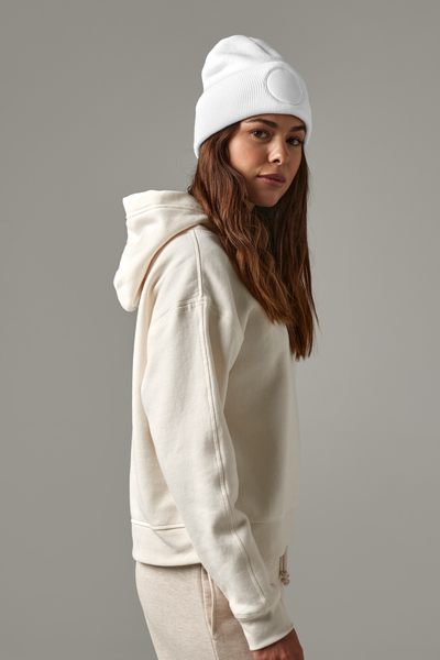 Beechfield Circular Patch Beanie | Unisex | Double Knit | Cuffed | 8 Colours | One Size - Hat - Logo Free Clothing