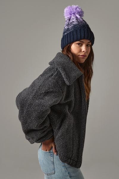 Beechfield Ombré Beanie | Unisex | Pom-Pom | Heavyweight | Soft | 4 Colours | One Size - Hat - Logo Free Clothing