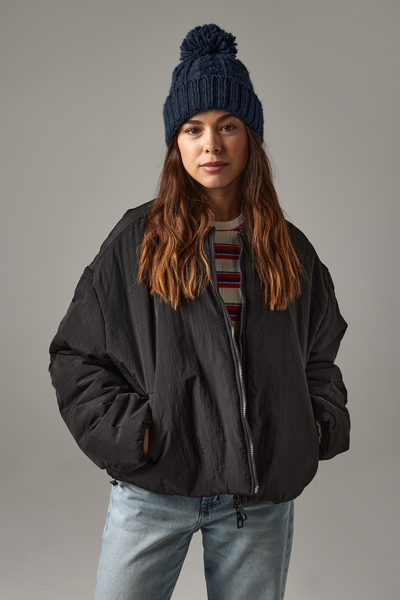 Beechfield Cable Knit Melange Beanie | Unisex | Heavyweight | Pom-Pom | 6 Colours | One Size - Hat - Logo Free Clothing