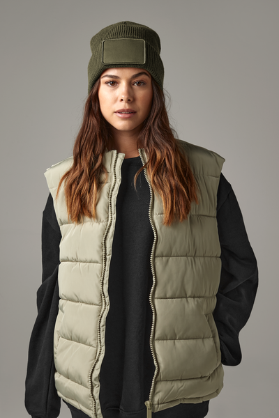 Beechfield Removable Patch Thinsulate™ Beanie | Unisex | Thermal | 4 Colours | One Size - Hat - Logo Free Clothing