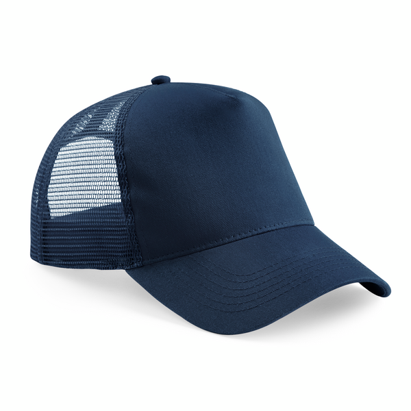Beechfield Snapback Trucker Cap | Unisex | Two Tone | 5 Panel | 24 Colours | One Size - Hat - Logo Free Clothing