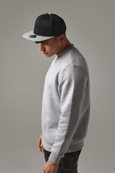 Beechfield Original Flat Peak Snapback Cap | Unisex | 5 Panel | 9 Colours | One Size - Hat - Logo Free Clothing