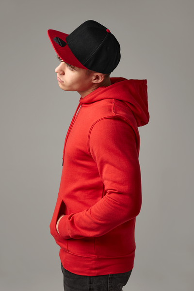 Beechfield Original Flat Peak 6 Panel Snapback Cap | Unisex | 5 Colours | One Size - Hat - Logo Free Clothing