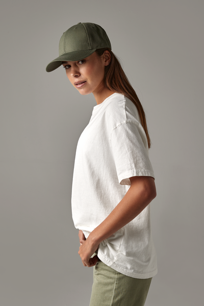 Beechfield EarthAware® Organic Cotton Canvas 6 Panel Cap | Unisex | 4 Colours | One Size - Hat - Logo Free Clothing