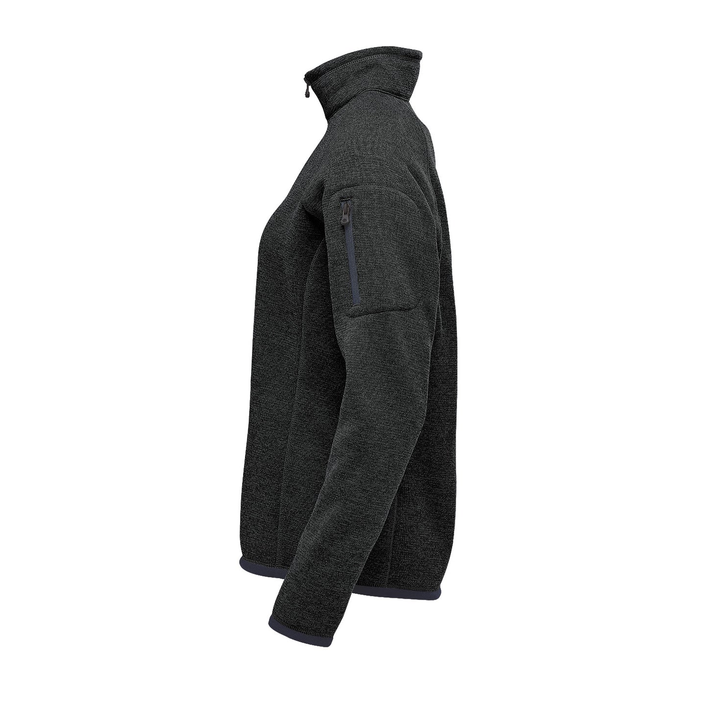Stormtech Ladies Avalanche Quarter Zip Pullover | Recycled | Warm Brushed Interior | Black Heather | XS-XL