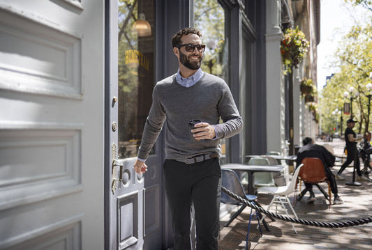 Cutter & Buck Vernon Men's V-Neck Jumper | Merino Wool Blend Knitwear | 3 Colours | S-4XL