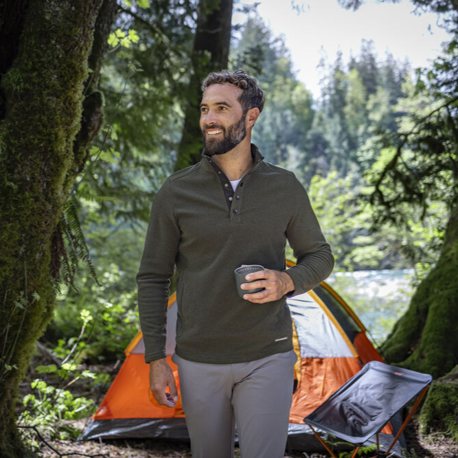 Cutter & Buck Hunts Point Mens Fleece Top | Wicking | Recycled | 4 Colours | S-4XL