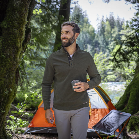 Cutter & Buck Hunts Point Men's Fleece Top | Wicking | Recycled | 4 Colours | S-4XL