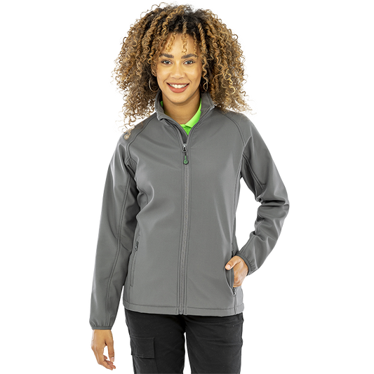 Result Recycled Ladies Softshell Jacket | Showerproof | Soft Feel | 4 Colours | XS-2XL - Summer Jacket - Logo Free Clothing