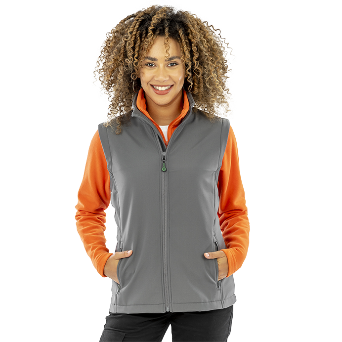 Result Recycled 2-Layer Ladies Softshell Gilet | Sustainable Body Warmer | 4 Colours | XS-2XL - Gilet - Logo Free Clothing