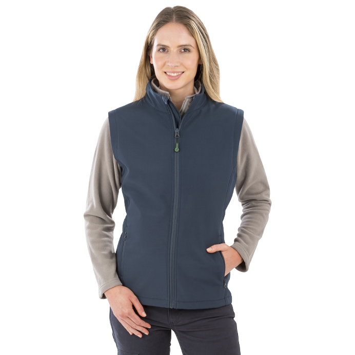 Result Recycled 2-Layer Ladies Softshell Gilet | Sustainable Body Warmer | 4 Colours | XS-2XL - Gilet - Logo Free Clothing