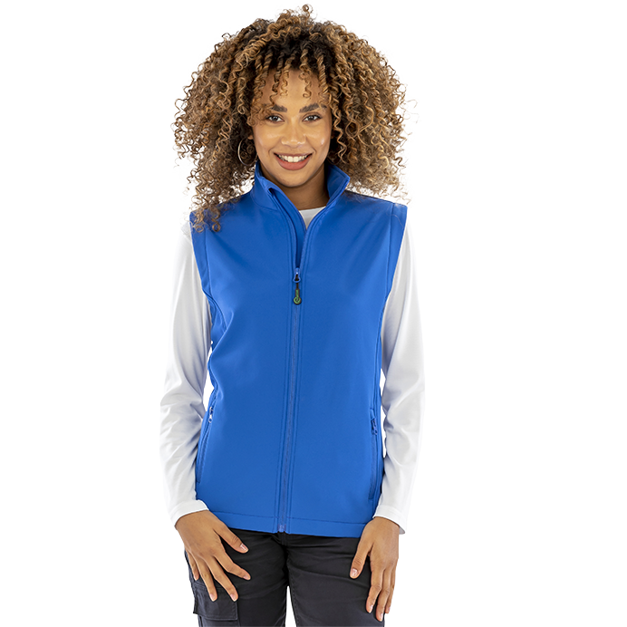 Result Recycled 2-Layer Ladies Softshell Gilet | Sustainable Body Warmer | 4 Colours | XS-2XL - Gilet - Logo Free Clothing