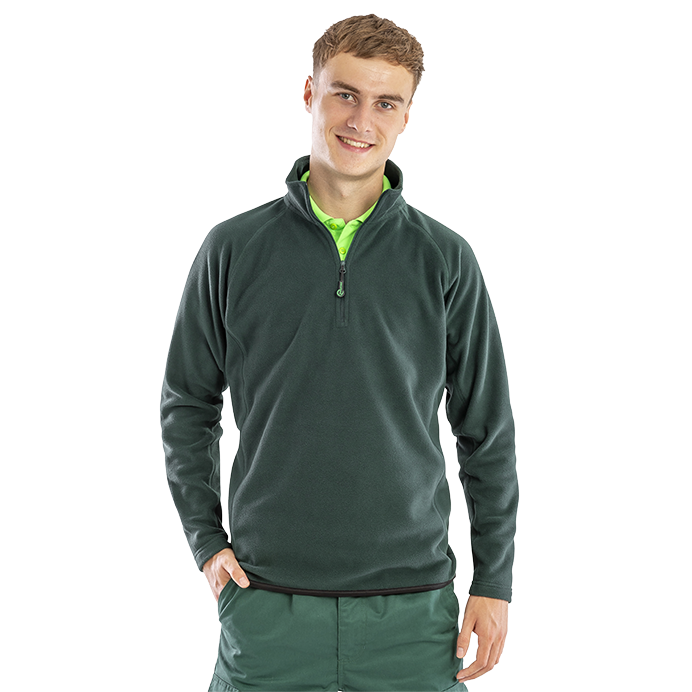 Result Recycled Unisex Microfleece Top | Lightweight Half Zip Fleece | 5 Colours | S-3XL - Fleece - Logo Free Clothing