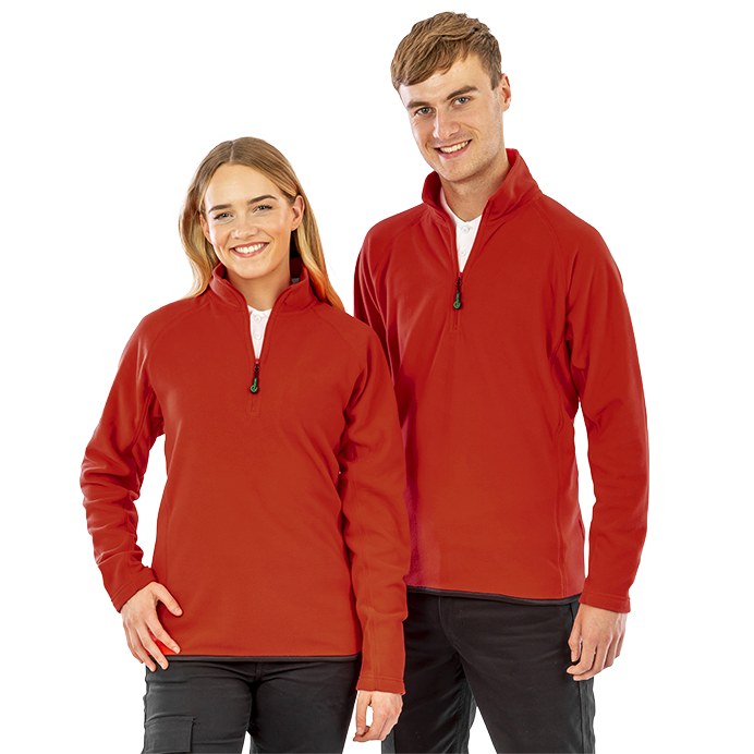 Result Recycled Unisex Microfleece Top | Lightweight Half Zip Fleece | 5 Colours | S-3XL - Fleece - Logo Free Clothing