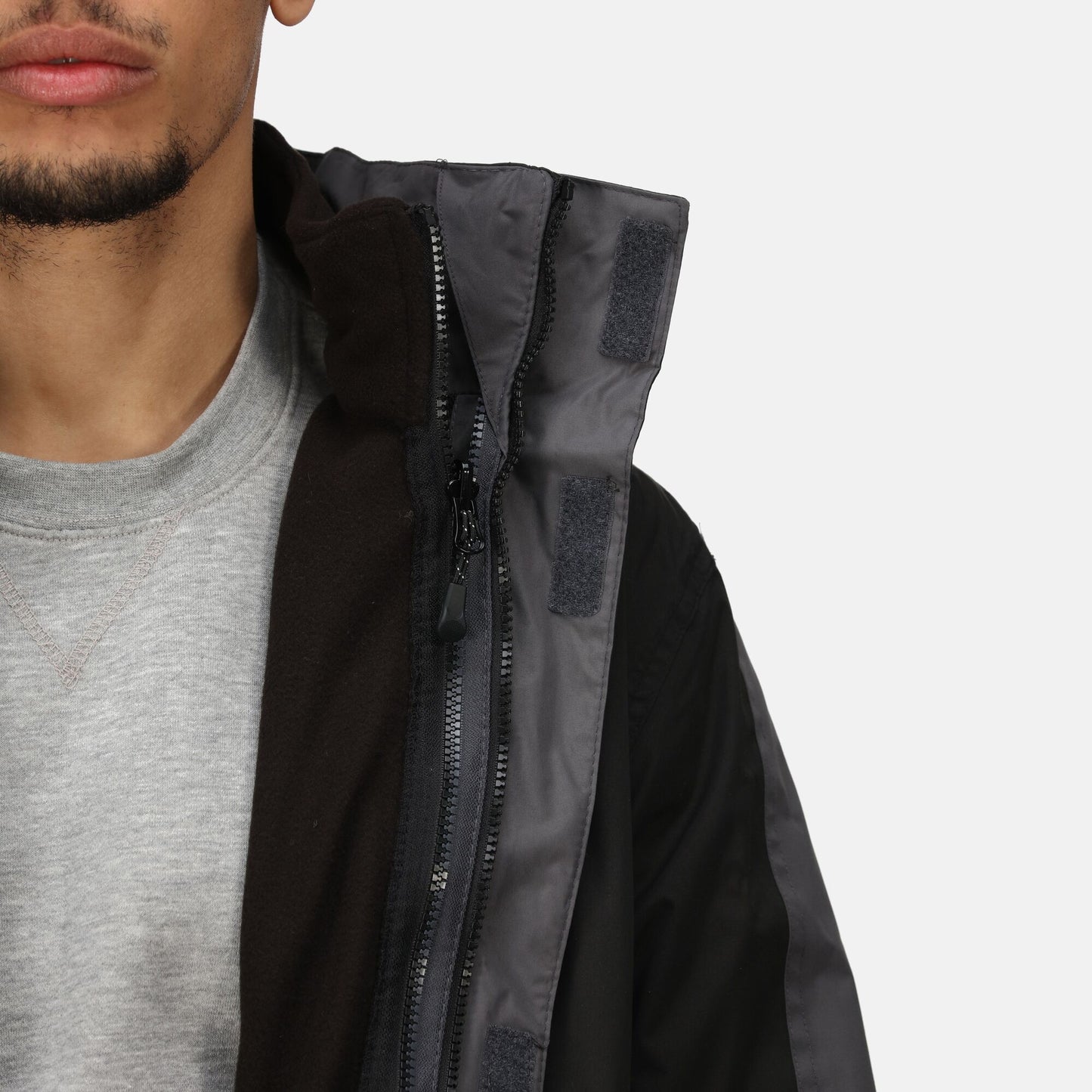 Regatta Defender III Mens 3-in-1 Waterproof Jacket | Detachable Layer | 3 Colours | S-3XL - Winter Jacket - Logo Free Clothing