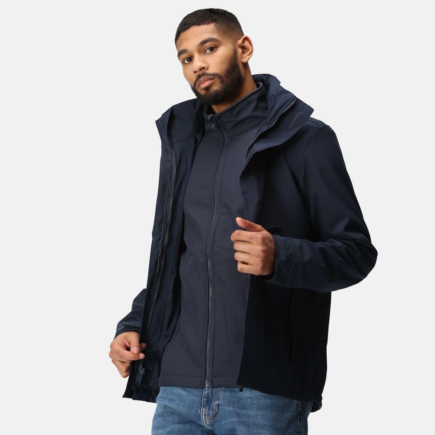 Regatta Kingsley Mens 3-In-1 Jacket | Waterproof | Detachable Layer | 3 Colours | S-3XL - Winter Jacket - Logo Free Clothing