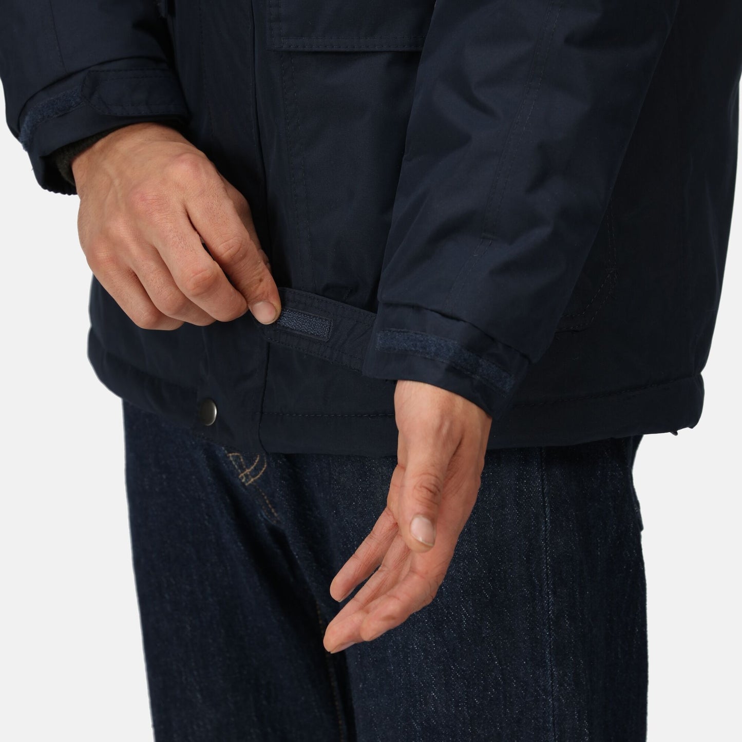 Regatta Darby III Mens Insulated Parka Jacket | Waterproof | Hooded | Black or Navy | S-3XL - Winter Jacket - Logo Free Clothing