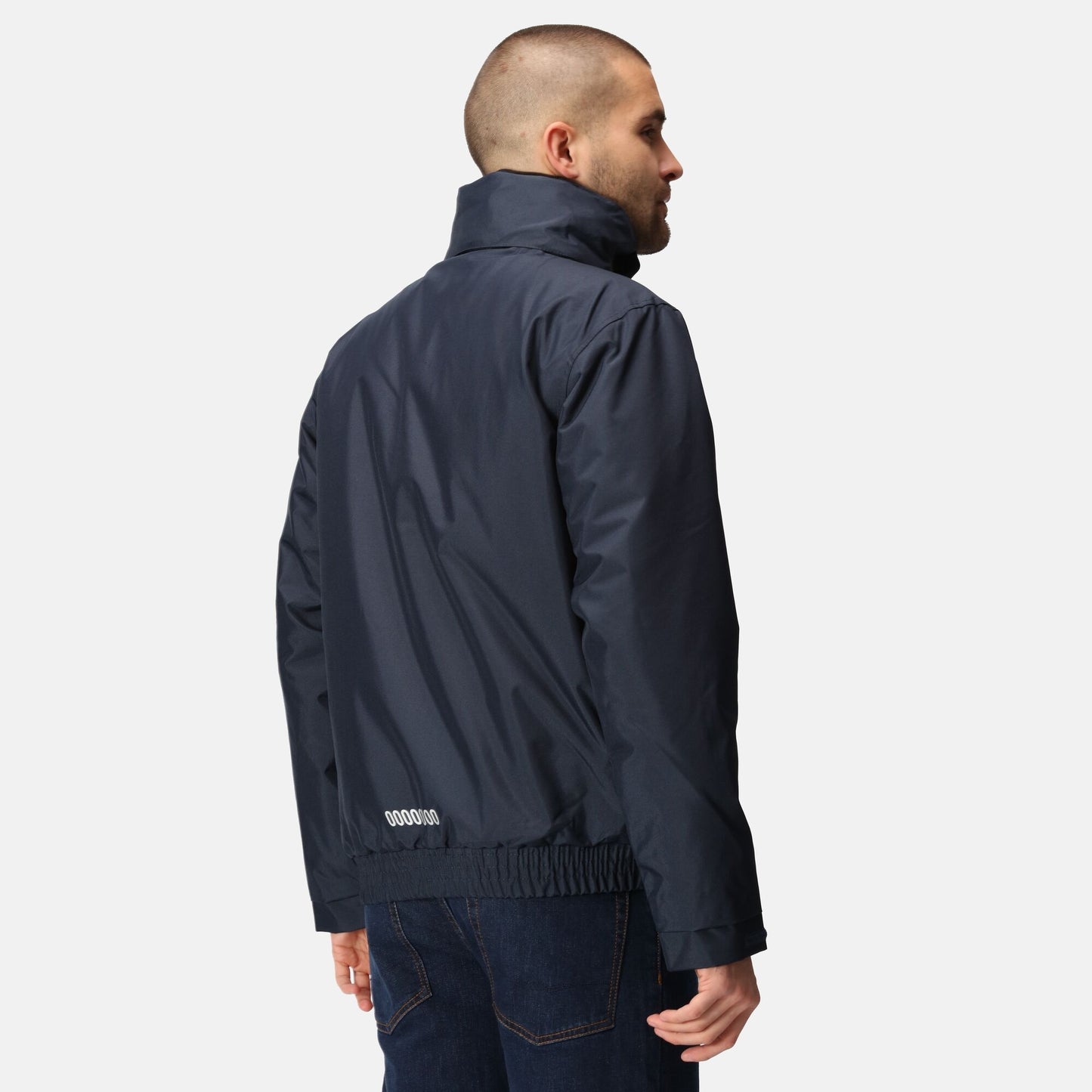 Regatta Blockade Mens Waterproof Jacket | Hooded | Stormflap | Black or Navy | S-3XL - Winter Jacket - Logo Free Clothing