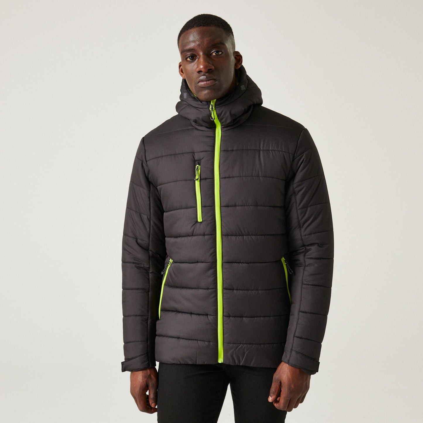 Regatta Navigate Mens Thermal Jacket | Lightweight Hooded Puffer | 7 Colours | S-3XL - Summer Jacket - Logo Free Clothing