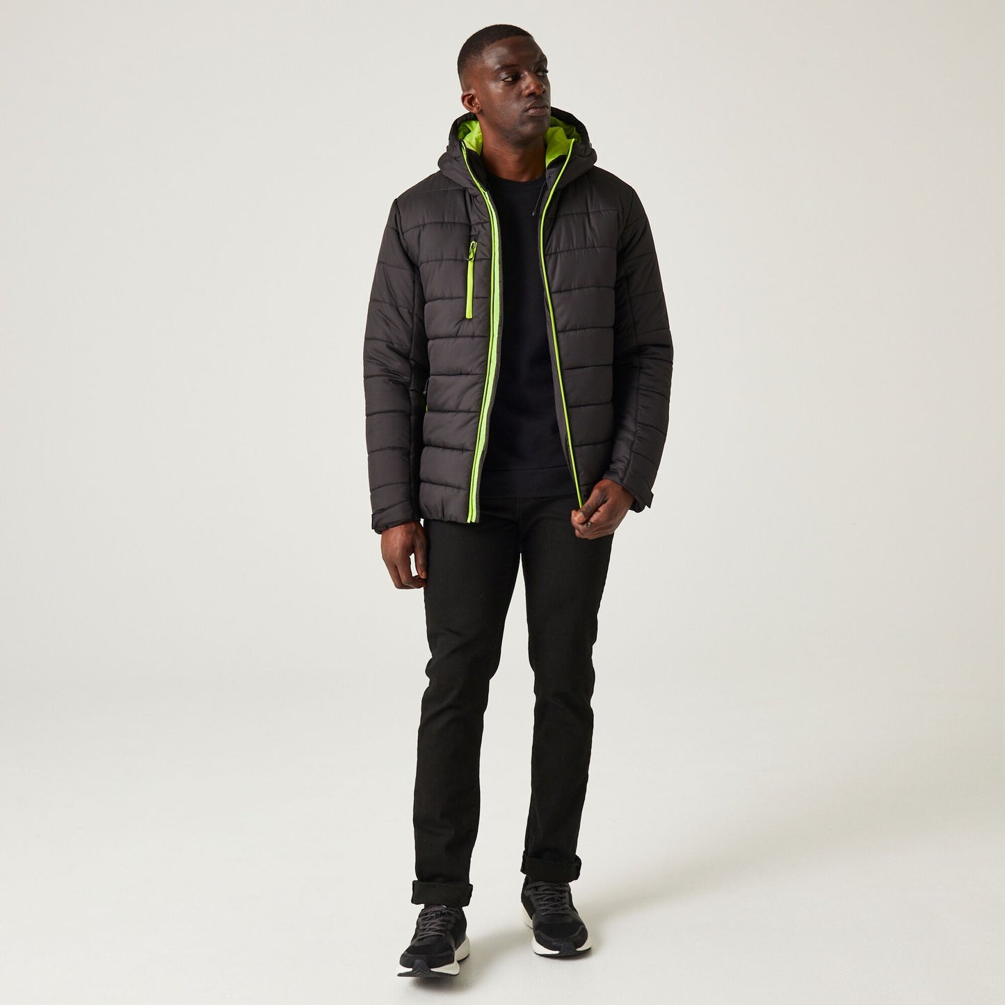Regatta Navigate Mens Thermal Jacket | Lightweight Hooded Puffer | 7 Colours | S-3XL - Summer Jacket - Logo Free Clothing