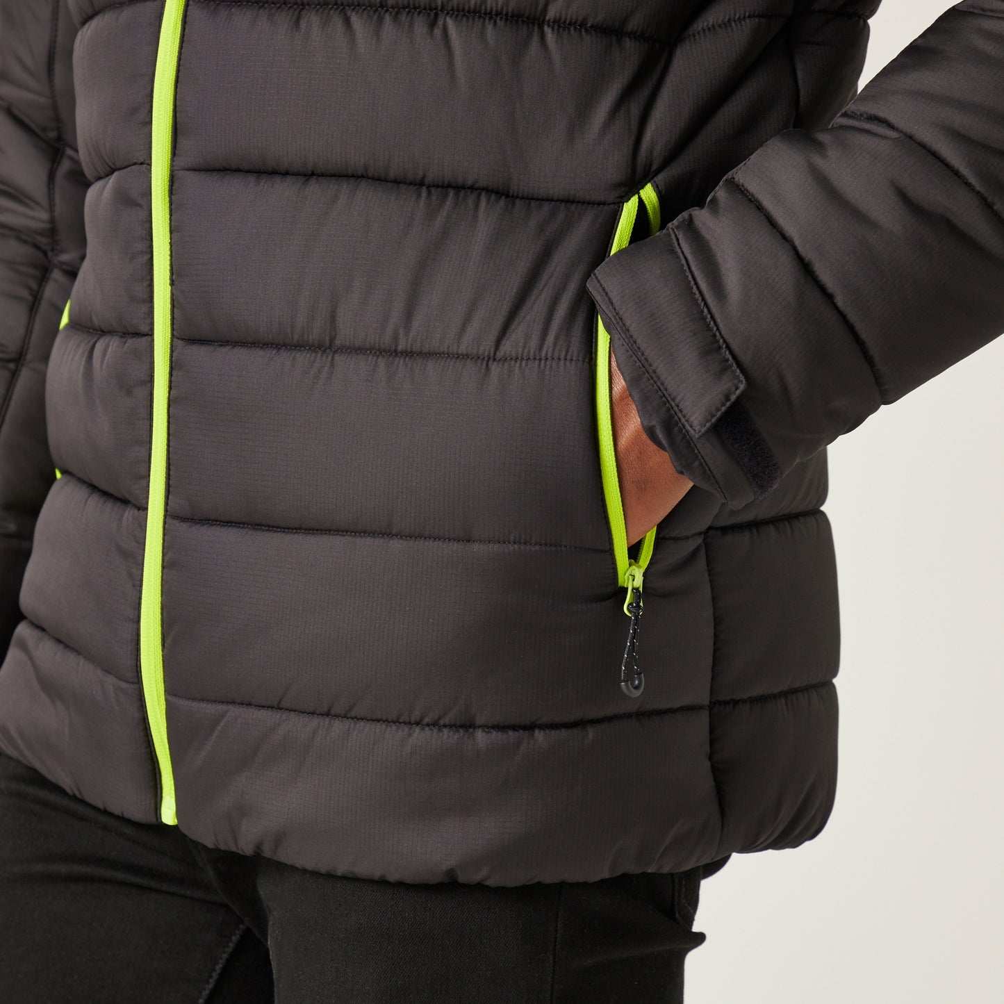 Regatta Navigate Mens Thermal Jacket | Lightweight Hooded Puffer | 7 Colours | S-3XL - Summer Jacket - Logo Free Clothing