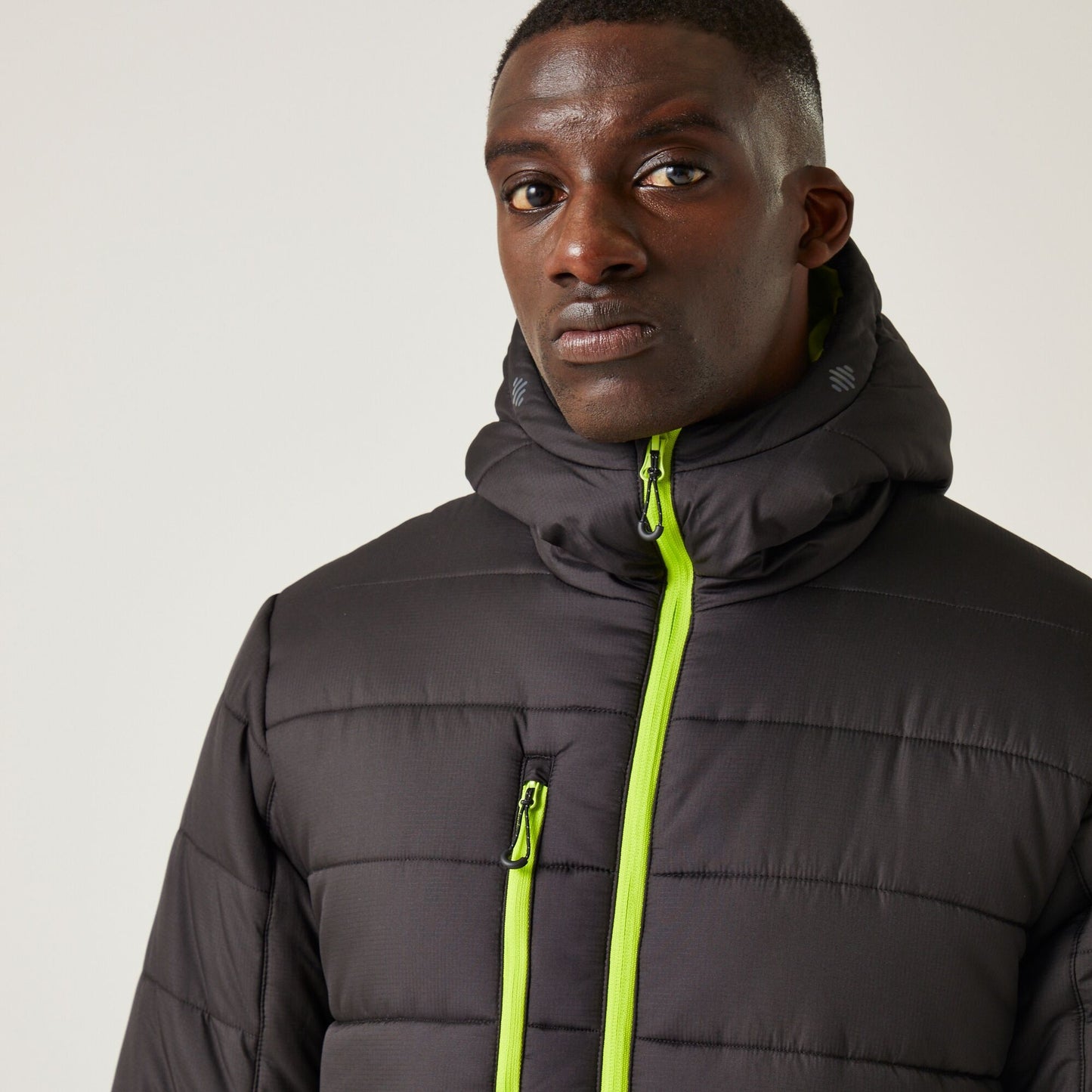 Regatta Navigate Mens Thermal Jacket | Lightweight Hooded Puffer | 7 Colours | S-3XL - Summer Jacket - Logo Free Clothing