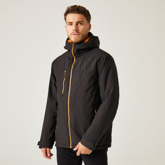 Regatta Navigate Mens Waterproof Insulated Jacket | Breathable | Hood | 7 Colours | S-3XL - Winter Jacket - Logo Free Clothing