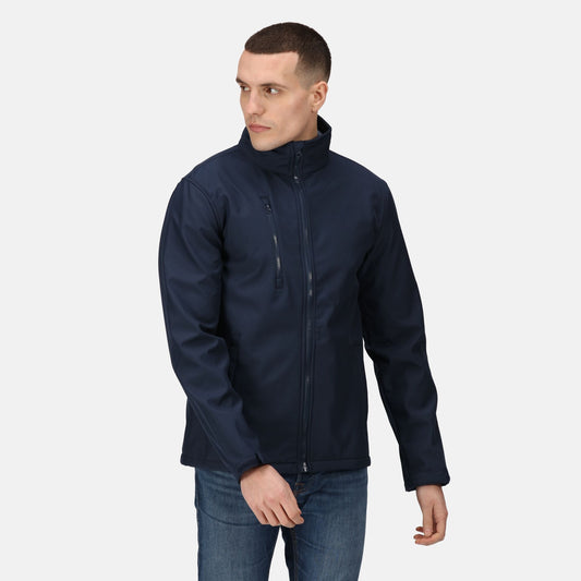 Regatta Ablaze Mens 3-Layer Softshell Jacket | Waterproof | Black or Navy | S-3XL - Winter Jacket - Logo Free Clothing