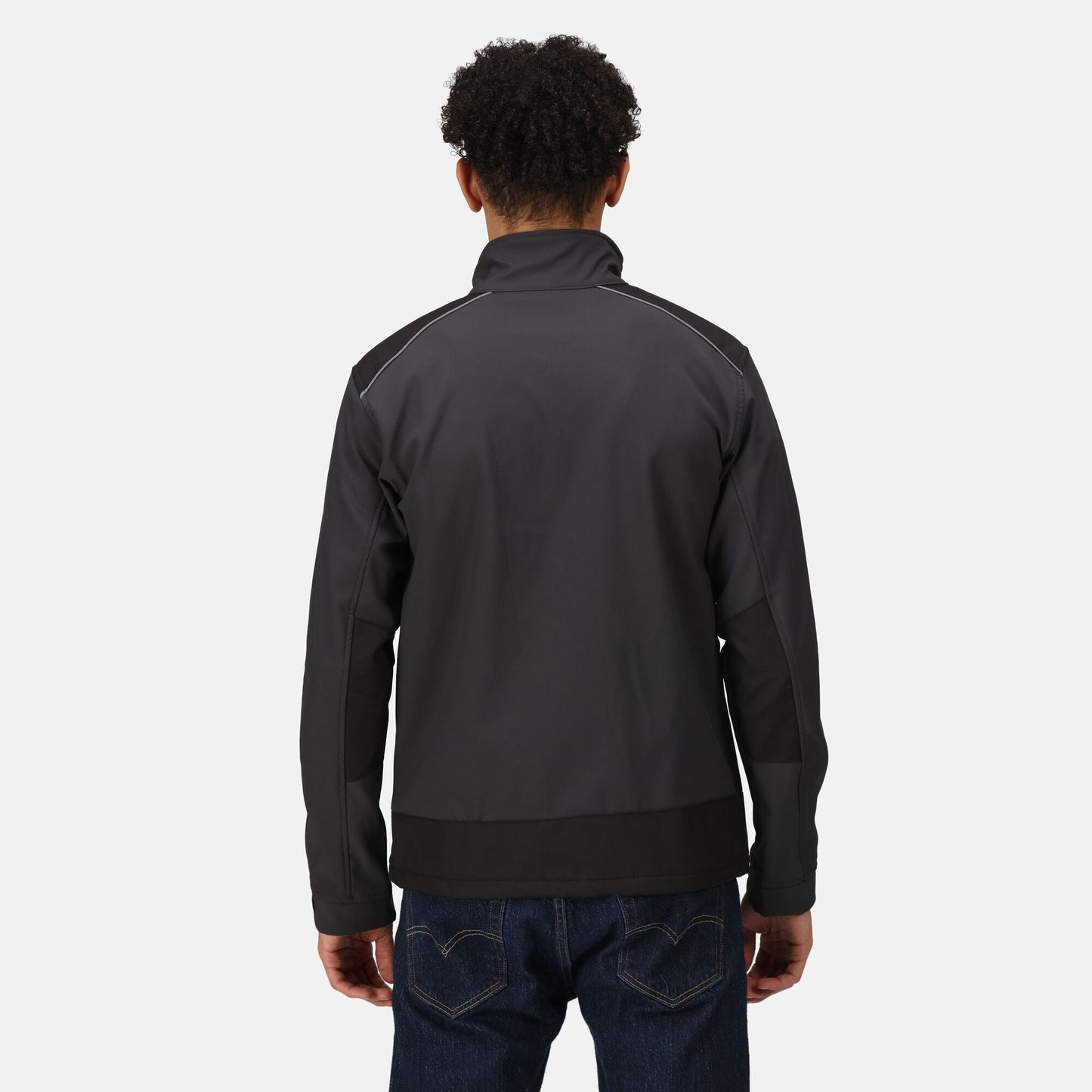 Regatta Sandstorm Mens Ripstop Softshell Jacket | Stretch | Showerproof | 3 Colours | S-3XL - Summer Jacket - Logo Free Clothing