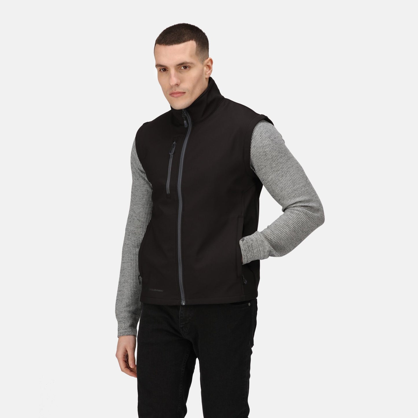 Regatta Honestly Made Mens Recycled Gilet | Softshell Body Warmer | Black or Navy | S-3XL - Gilet - Logo Free Clothing