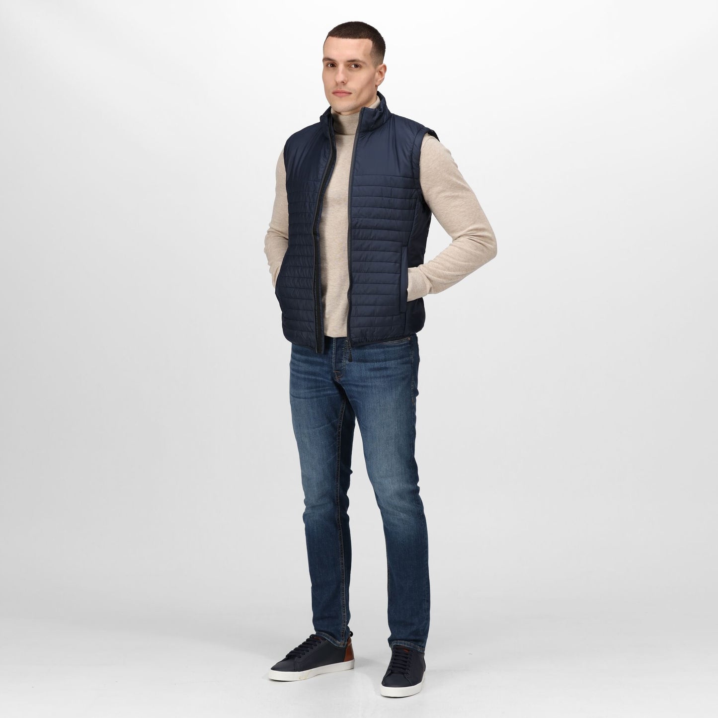 Regatta Honestly Made Mens Recycled Thermal Gilet | Insulated Body Warmer | Black or Navy | S-3XL - Gilet - Logo Free Clothing