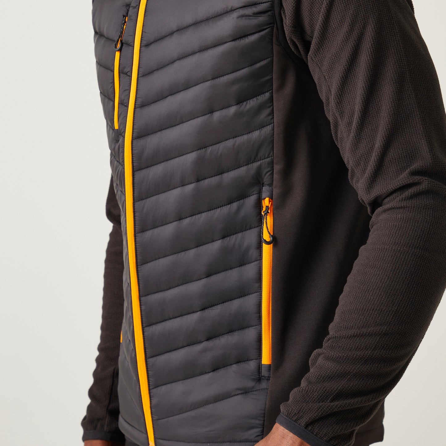 Regatta Navigate Mens Hybrid Gilet | Quilted Stretch Body Warmer | 7 Colours | S-3XL - Gilet - Logo Free Clothing