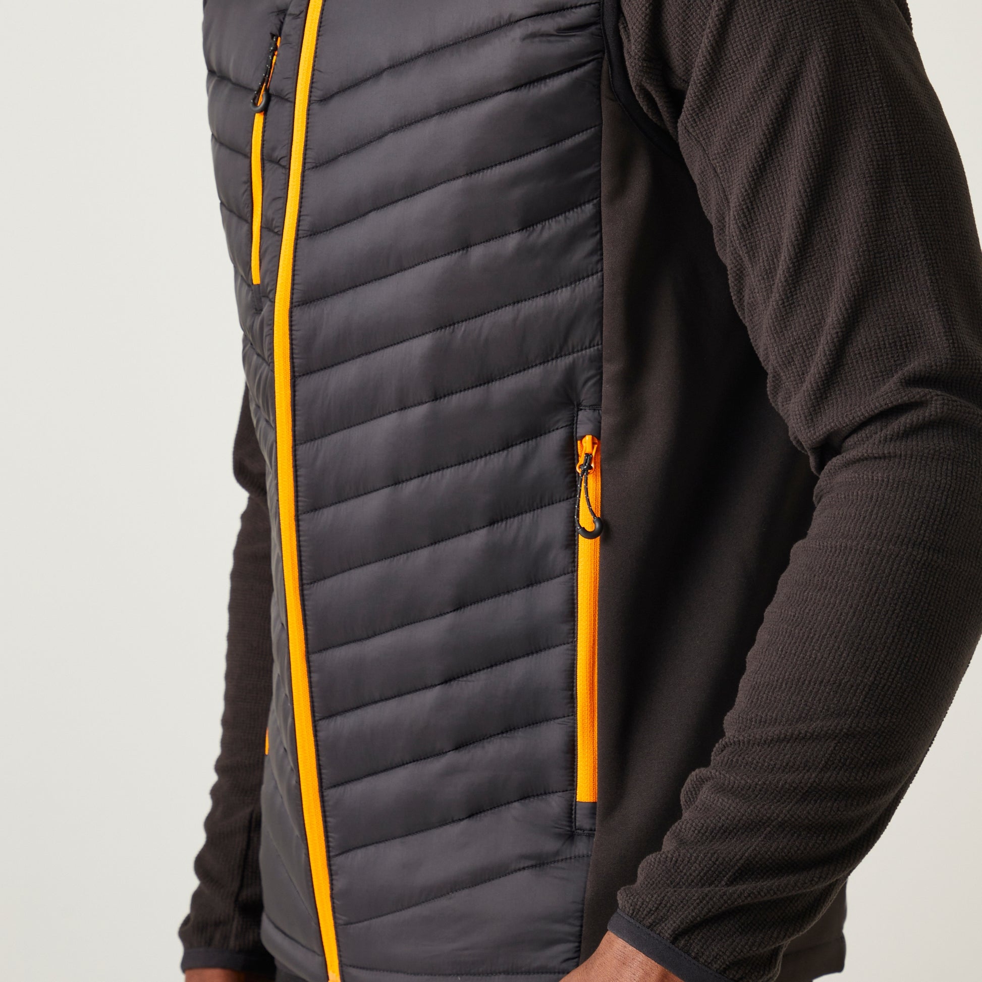 Regatta Navigate Mens Hybrid Gilet | Quilted Stretch Body Warmer | 7 Colours | S-3XL - Gilet - Logo Free Clothing