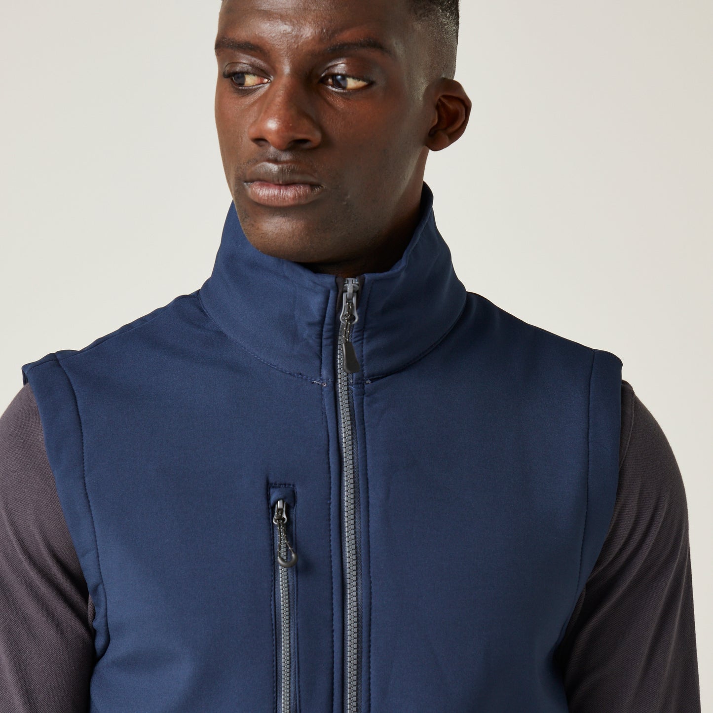Regatta Navigate Mens Softshell Gilet | Fleece Lined Stretch Body Warmer | 7 Colours | S-3XL - Gilet - Logo Free Clothing