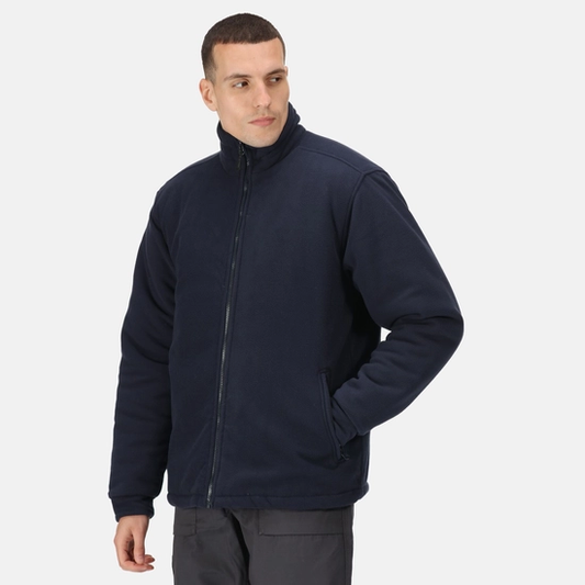 Regatta Asgard II Quilted Fleece | Mens Lightweight Zip Jacket | Black or Navy | S-3XL - Fleece - Logo Free Clothing