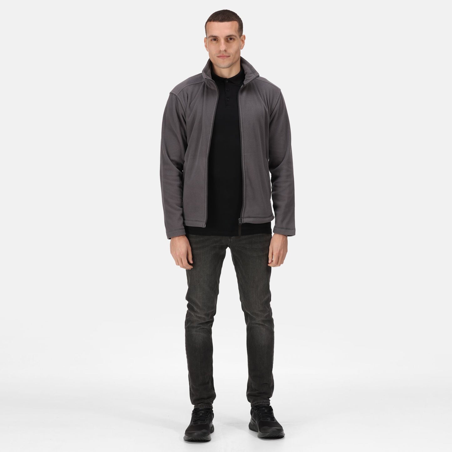 Regatta Micro Full Zip Mens Fleece | Lightweight | Wicking | 5 Colours | S-4XL - Fleece - Logo Free Clothing