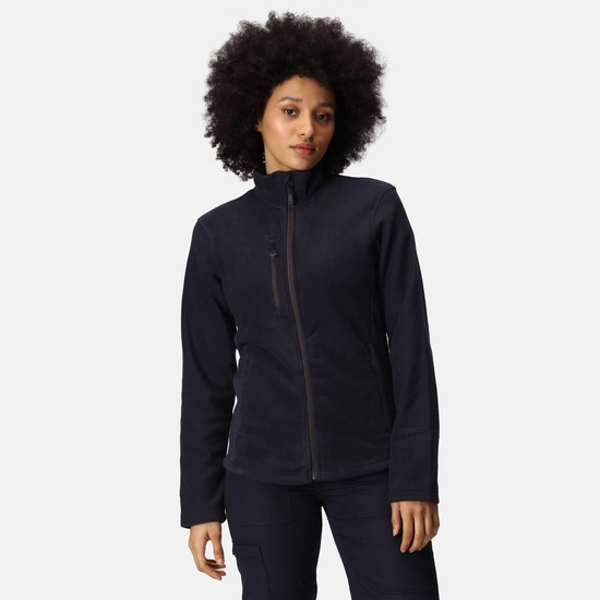 Regatta Honestly Made Ladies Recycled Fleece Jacket | Lightweight | Navy or Black | 10-20 - Fleece - Logo Free Clothing