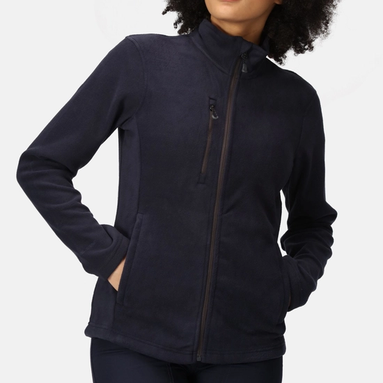 Regatta Honestly Made Ladies Recycled Fleece Jacket | Lightweight | Navy or Black | 10-20 - Fleece - Logo Free Clothing