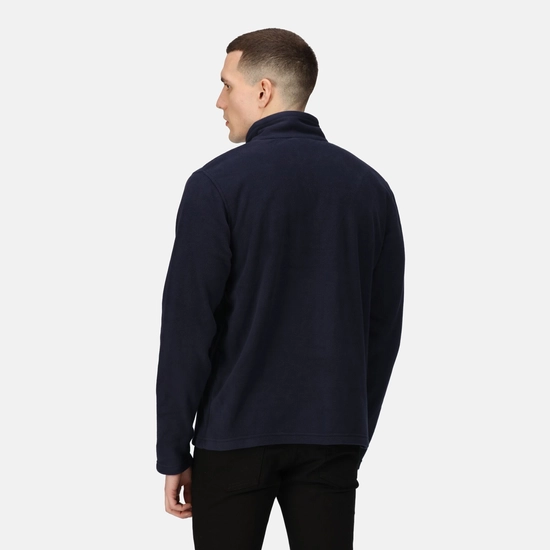 Regatta Honestly Made Mens Recycled Half Zip Fleece | Lightweight | Navy or Black | S-3XL - Fleece - Logo Free Clothing