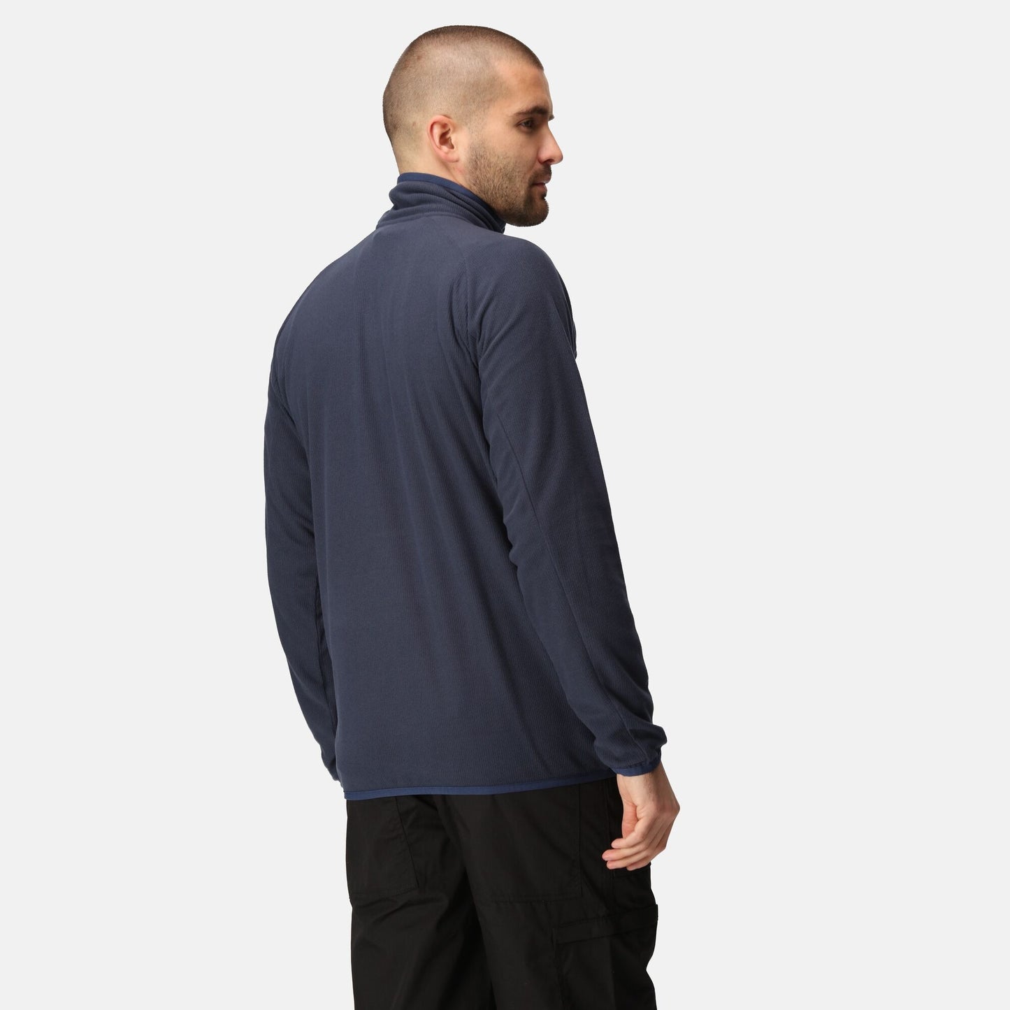 Regatta Navigate Half Zip Mens Fleece | Lightweight | Stretch | 7 Colours | S-3XL - Fleece - Logo Free Clothing